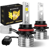 High Power 9007/HB5 110W 6500K 28000LM White IP67 LED Headlight Bulbs 2Pcs |  Hawkglow